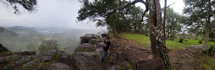 Mirador entre la niebla